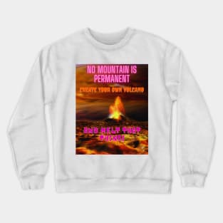 Mountain Volcano Crewneck Sweatshirt